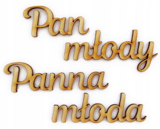 

Dekor Panna Młoda Pan Młody Ślub WS283