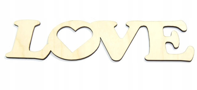 

Decoupage Dekor Duży Napis 'love' 29.1x8cm DO53