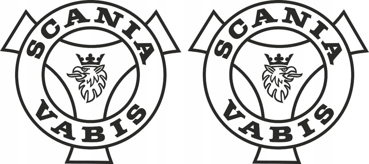 

Naklejki Scania Vabis 38x34 cm