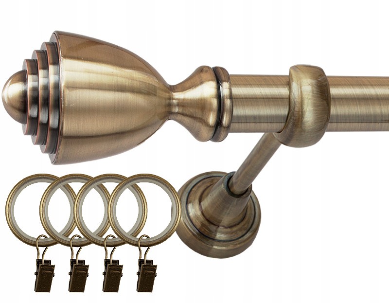 

Karnisz 140 cm Pojedynczy 1,4 Modena karnisze 25 .