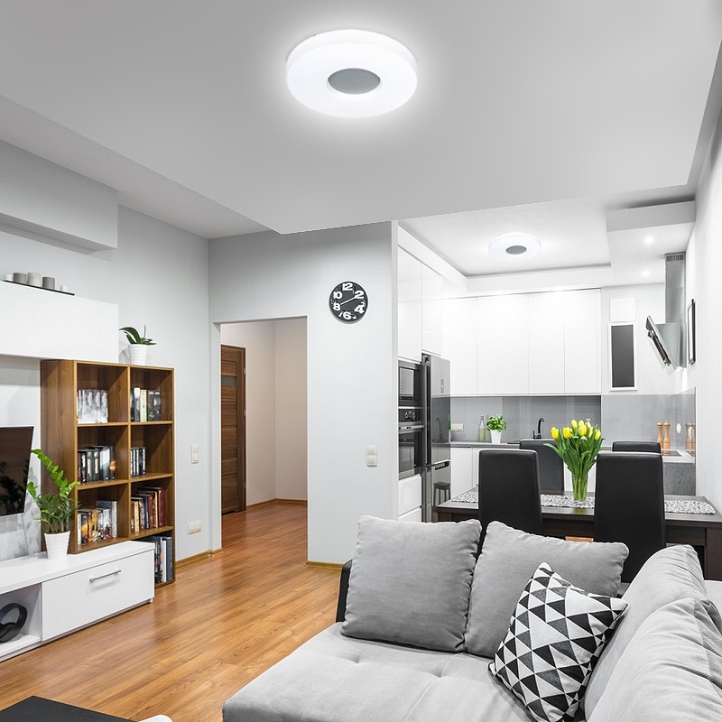 DUŻY PLAFON PANEL LED LAMPA SUFITOWA BI/ALU śr35CM Kod producenta 8861