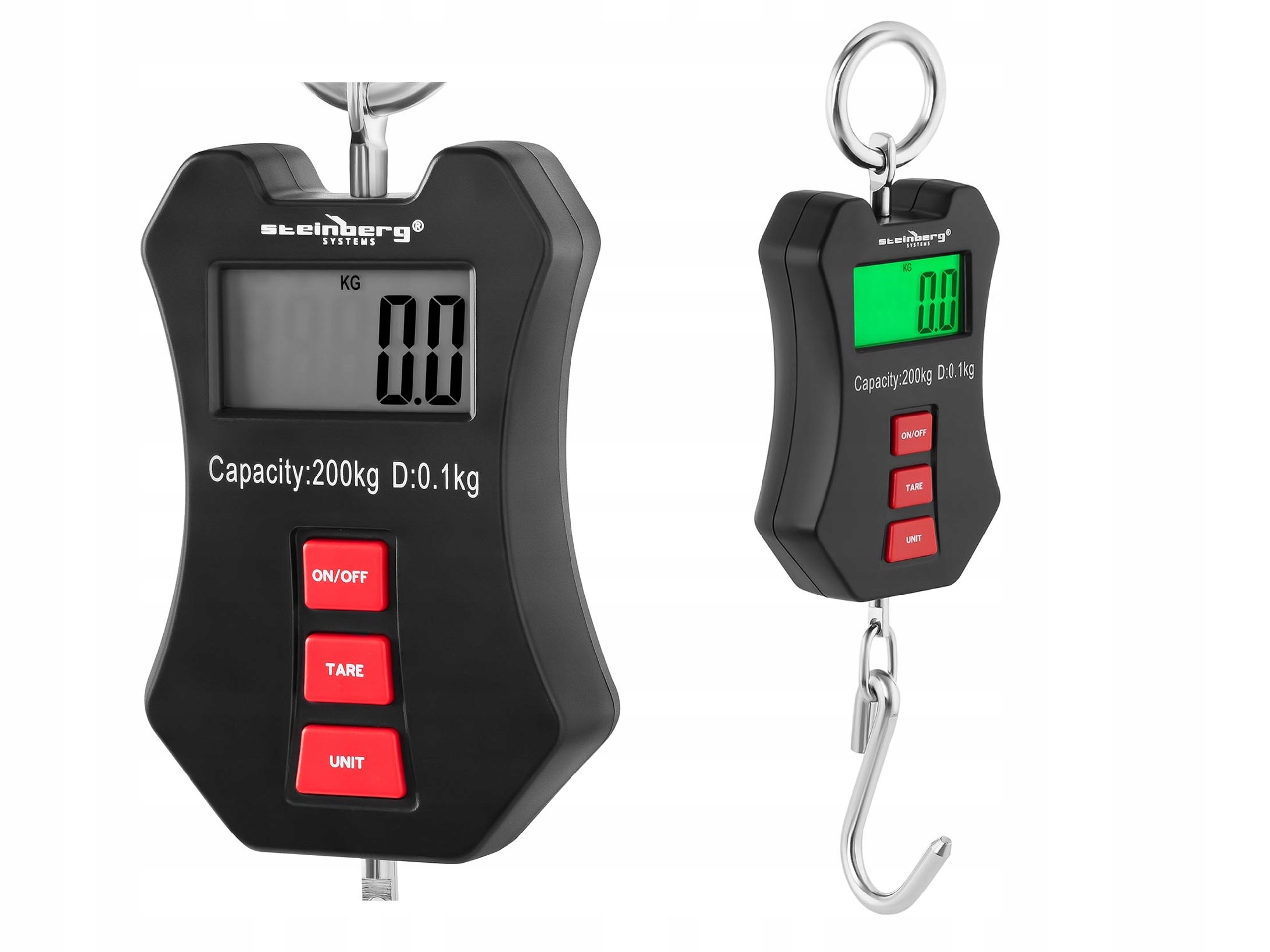 

Przenośna Waga Hakowa 200kg/100g Na Baterie