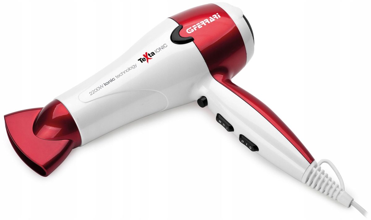 Fén na vlasy G3Ferrari, G3000700, 2 rychlosti, 3 teploty, Ion funkce, 2200