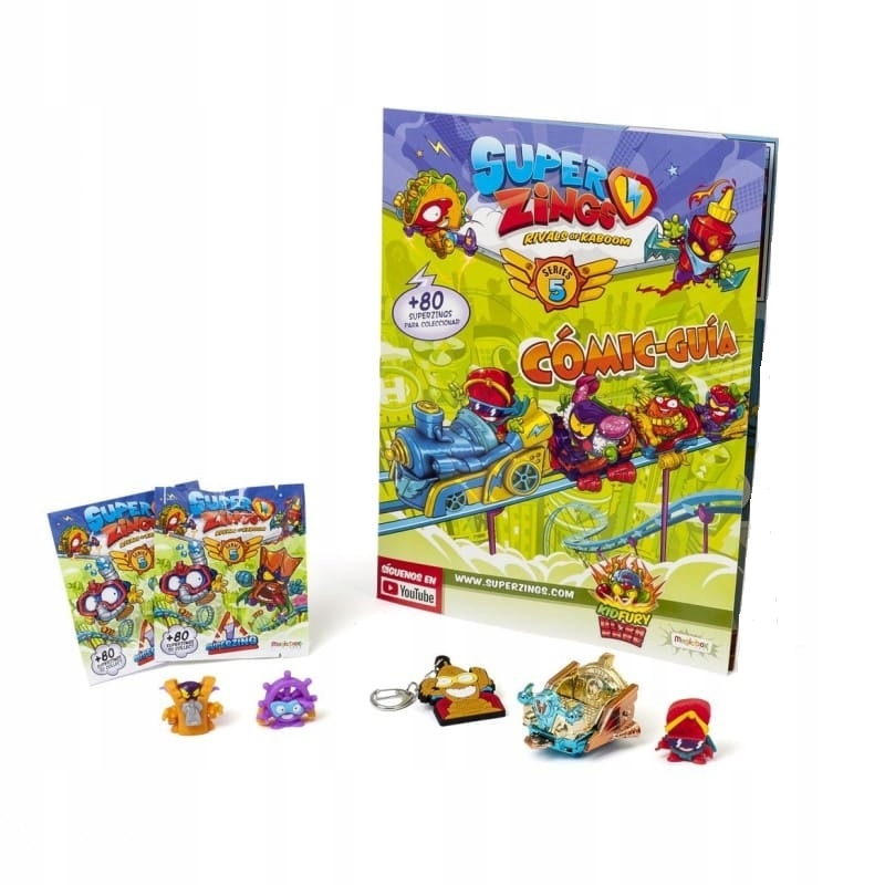 SUPER ZINGS 5 STARTER PACK +3 FIGURKI +AEROWAGON