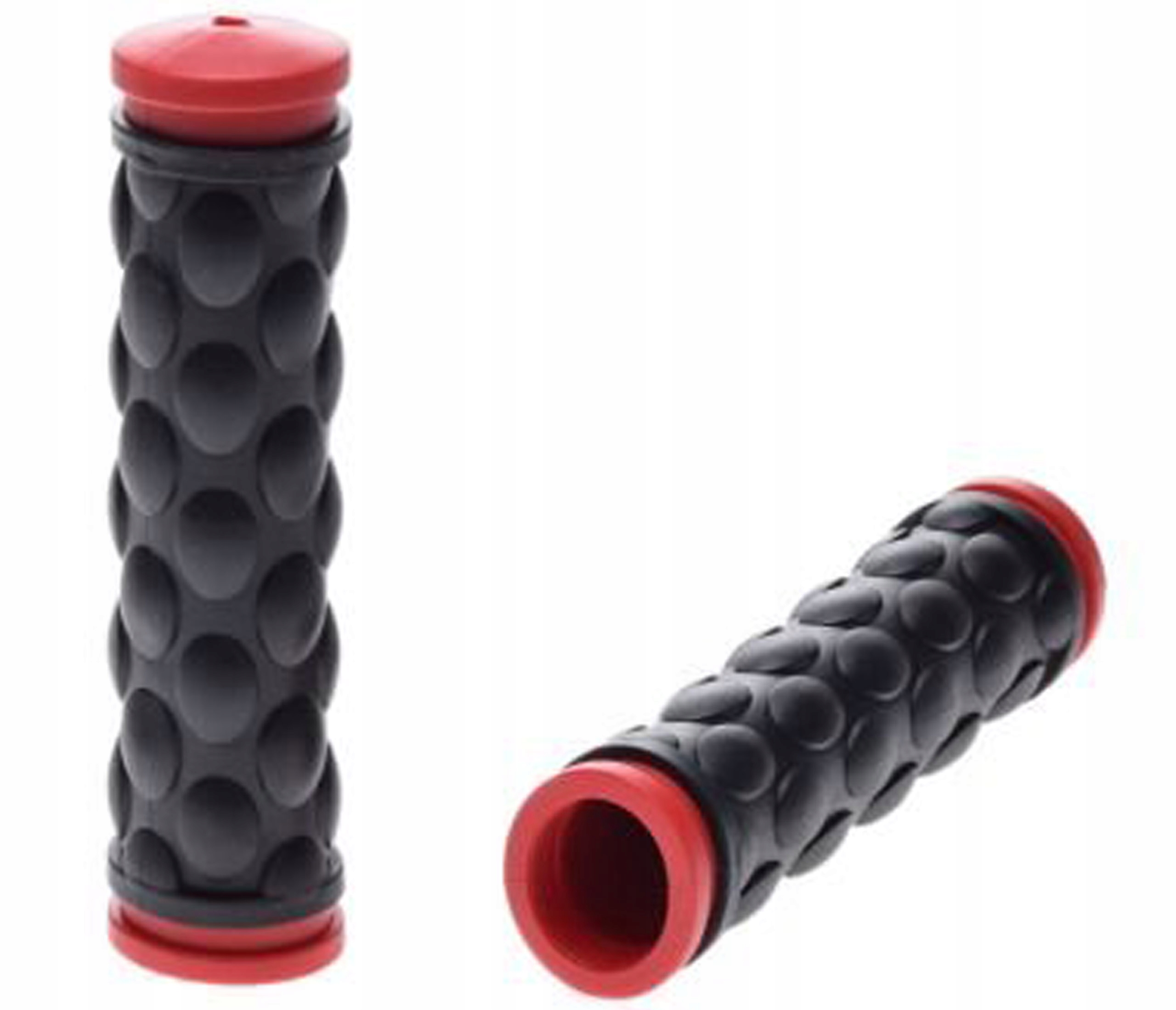 

Chwyty Kierownicy Rowerowe Czarno Czerwone 120mm