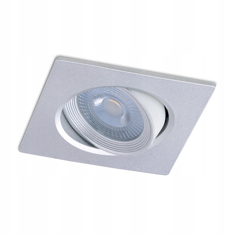 

Oczko Sufitowe Lampa Led Uchylna 5W 4000KSREBRNA