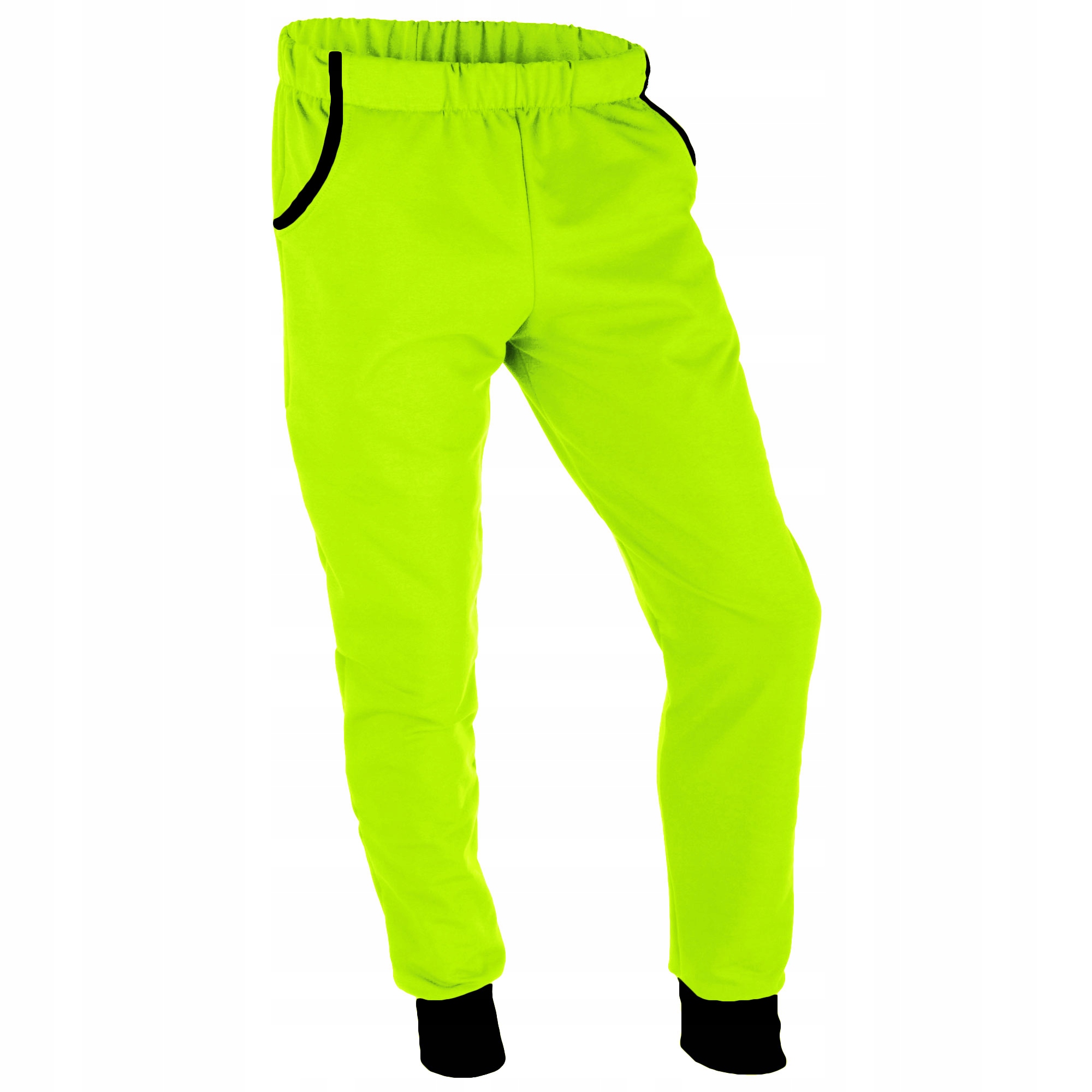 

Spodnie Dresowe Tradycyjne Limonka + Czarne 152