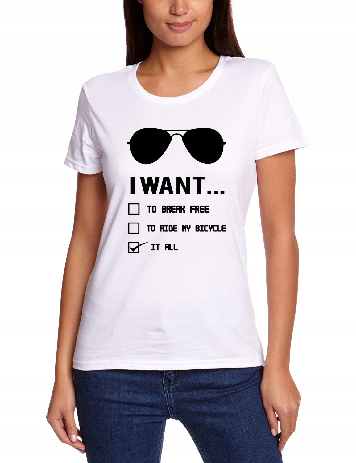 

Koszulka damska Freddie okulary I want it all