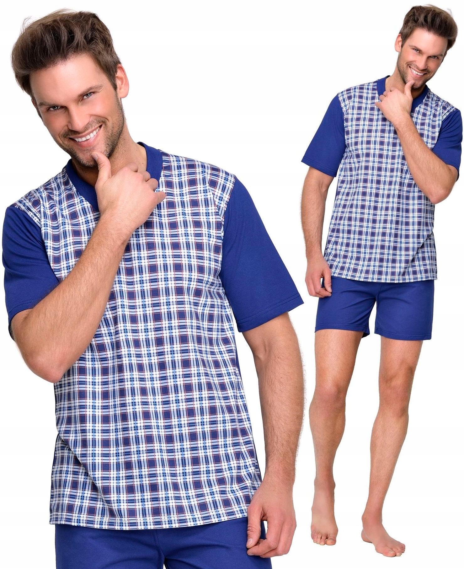 

Roman Bawełniana Piżama Męska W Serek Taro 6XL