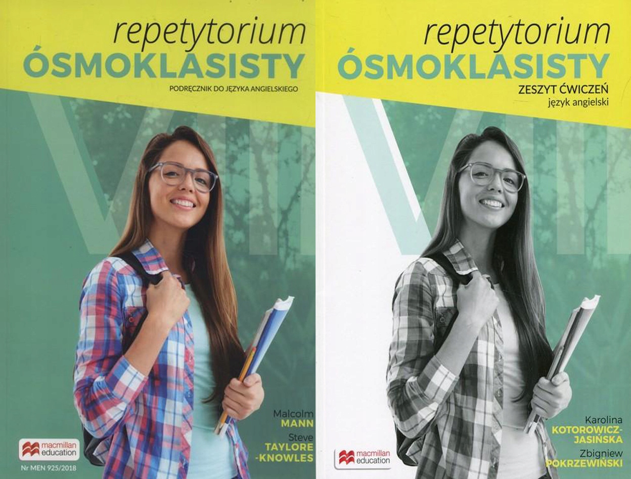 Repetytorium Ósmoklasisty podręcznik + ćwiczenia KOMPLET Macmillan