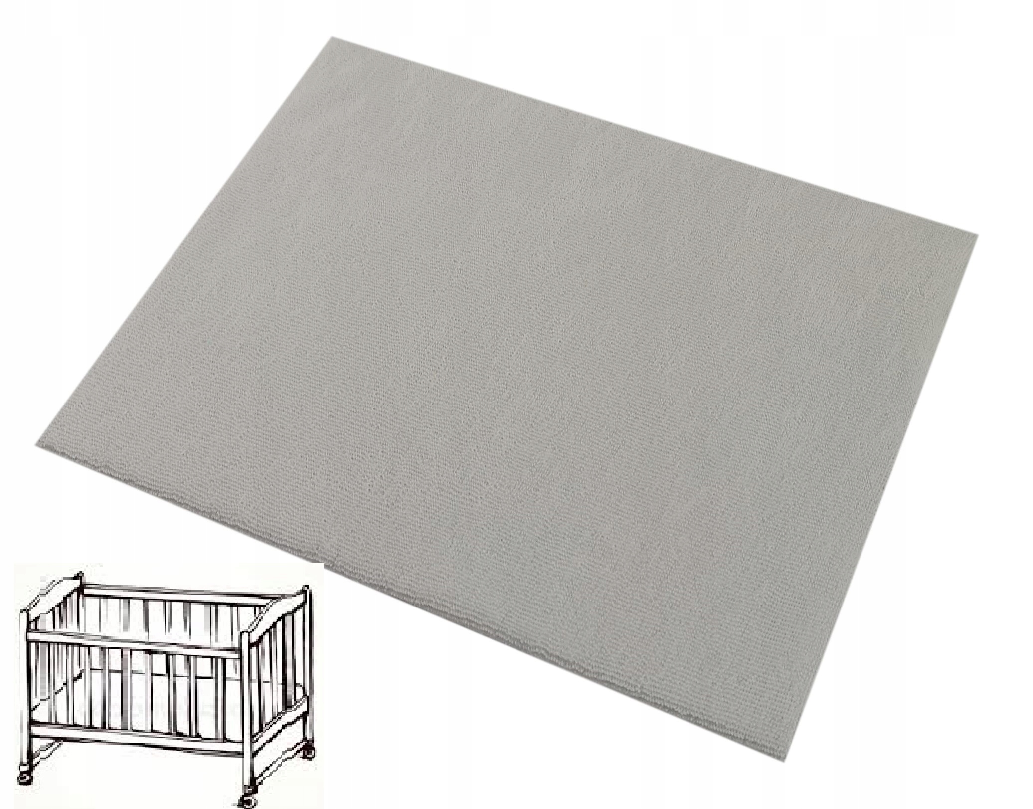 

Prześcieradło do kołyski frotte 40x90 biały Olka