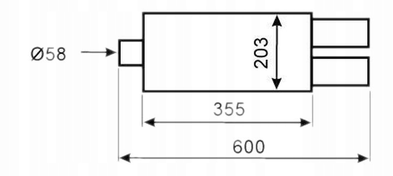 93845 - DTM 2X90 WM СПОРТИВНЫЙ БАСОВЫЙ ГЛУШИТЕЛЬ