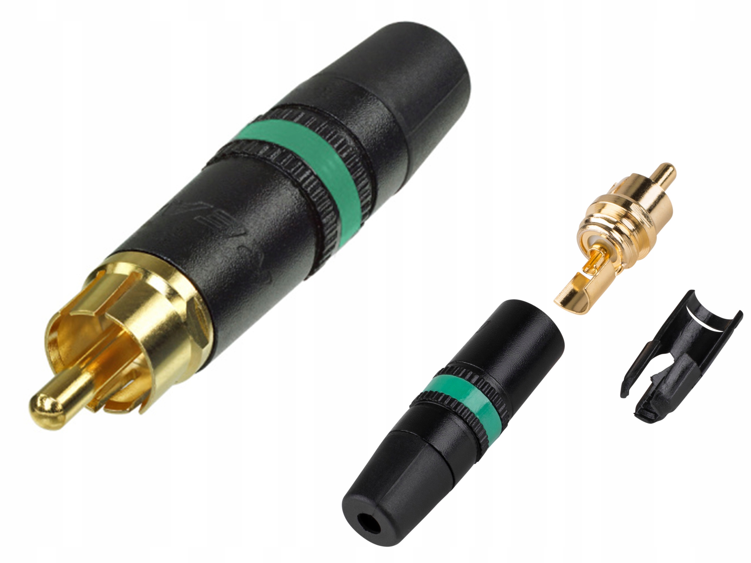 

Wtyk Rean Neutrik NYS-373-5 Rca Cinch Pozłacany !