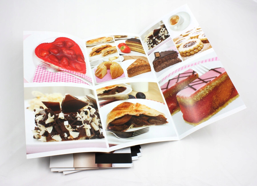 Ulotki SKŁADANE A4 do DL 500 szt. KREDA BŁYSK 130g Marka inny