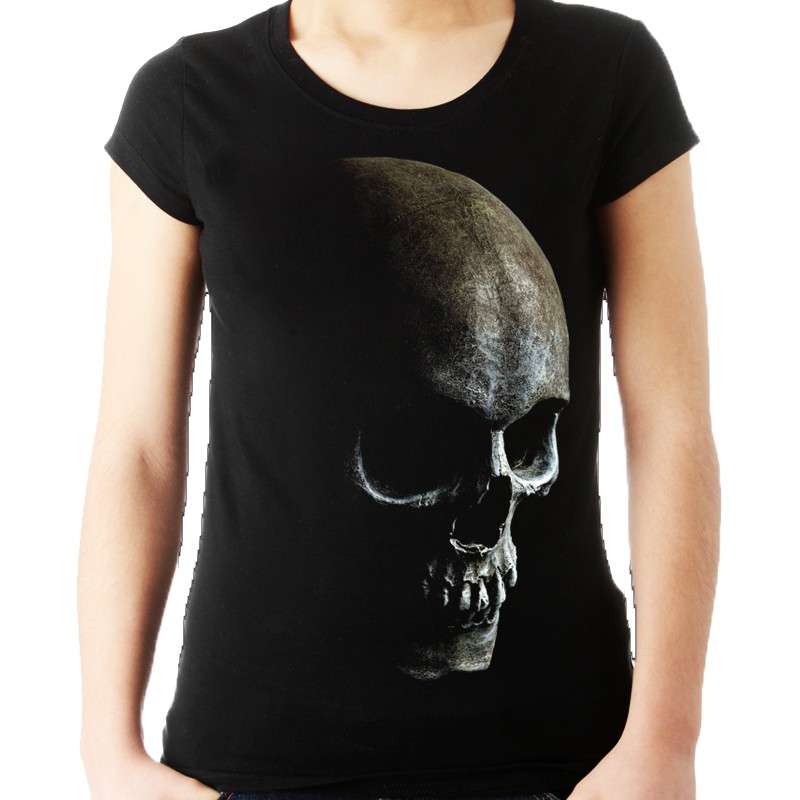

Koszulka z czaszką bluzka t-shirt horror Hq - Xs