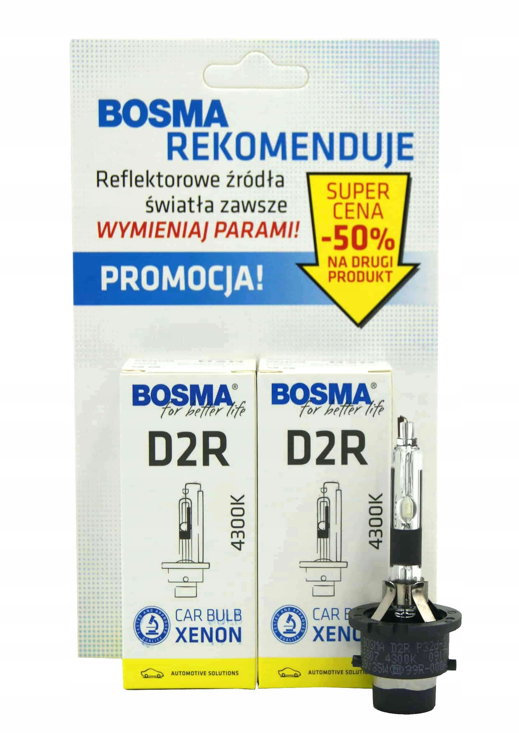 

Bosma Ksenon D2R 4300K 85V 35W 2SZT