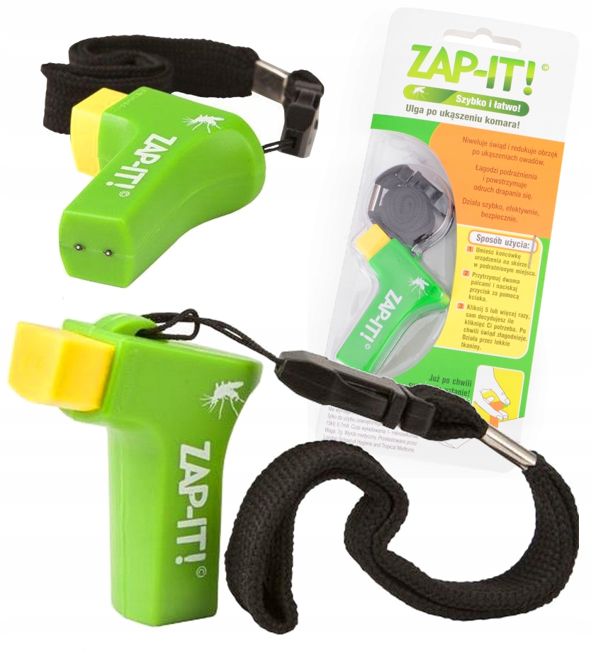 

Zap-it Na Ukąszenia Kleszczy Komarów Meszek Bąków