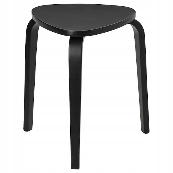

Ikea taboret Stołek lekki Kyrre czarny