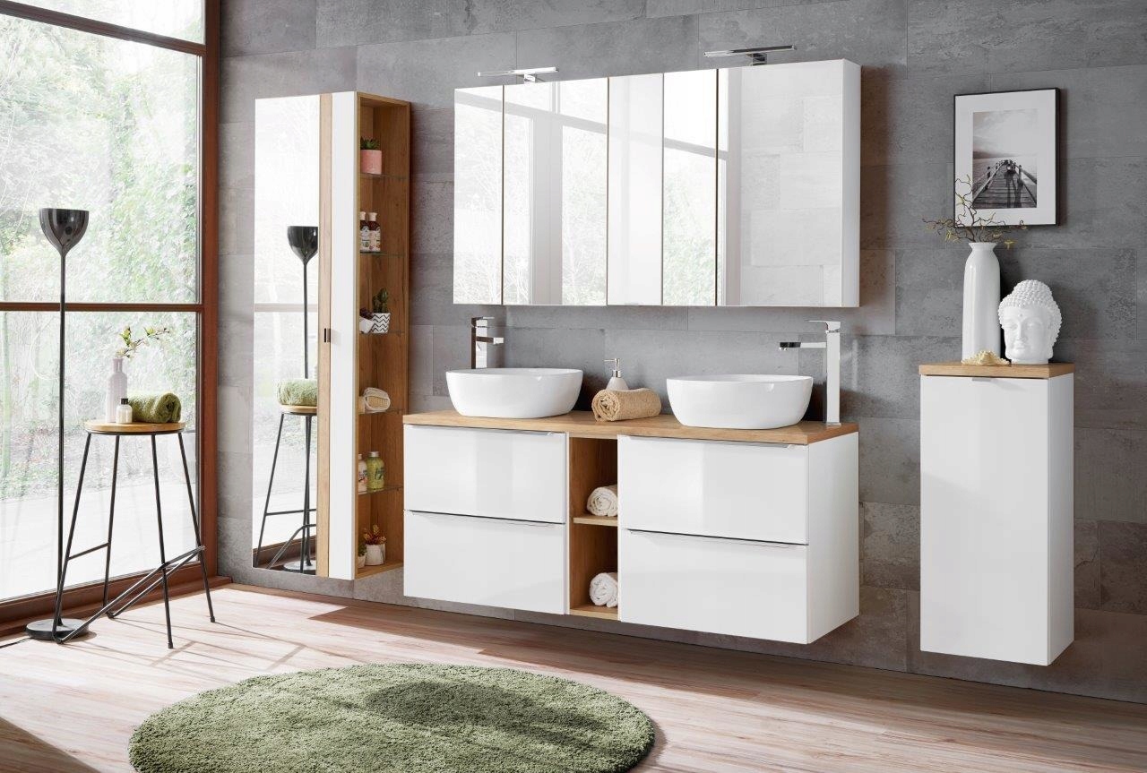 BLAT DO SZAFKI ŁAZIENKOWEJ 120 CM CAPRI DĄB Typ inne