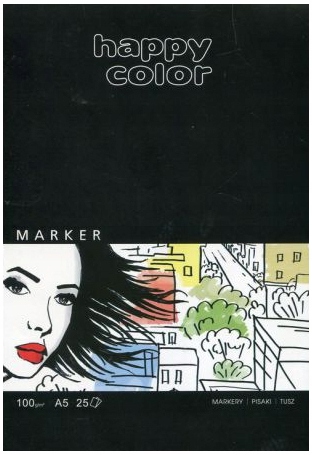 

Blok do markerów Happy Color A5 100G 25 ark