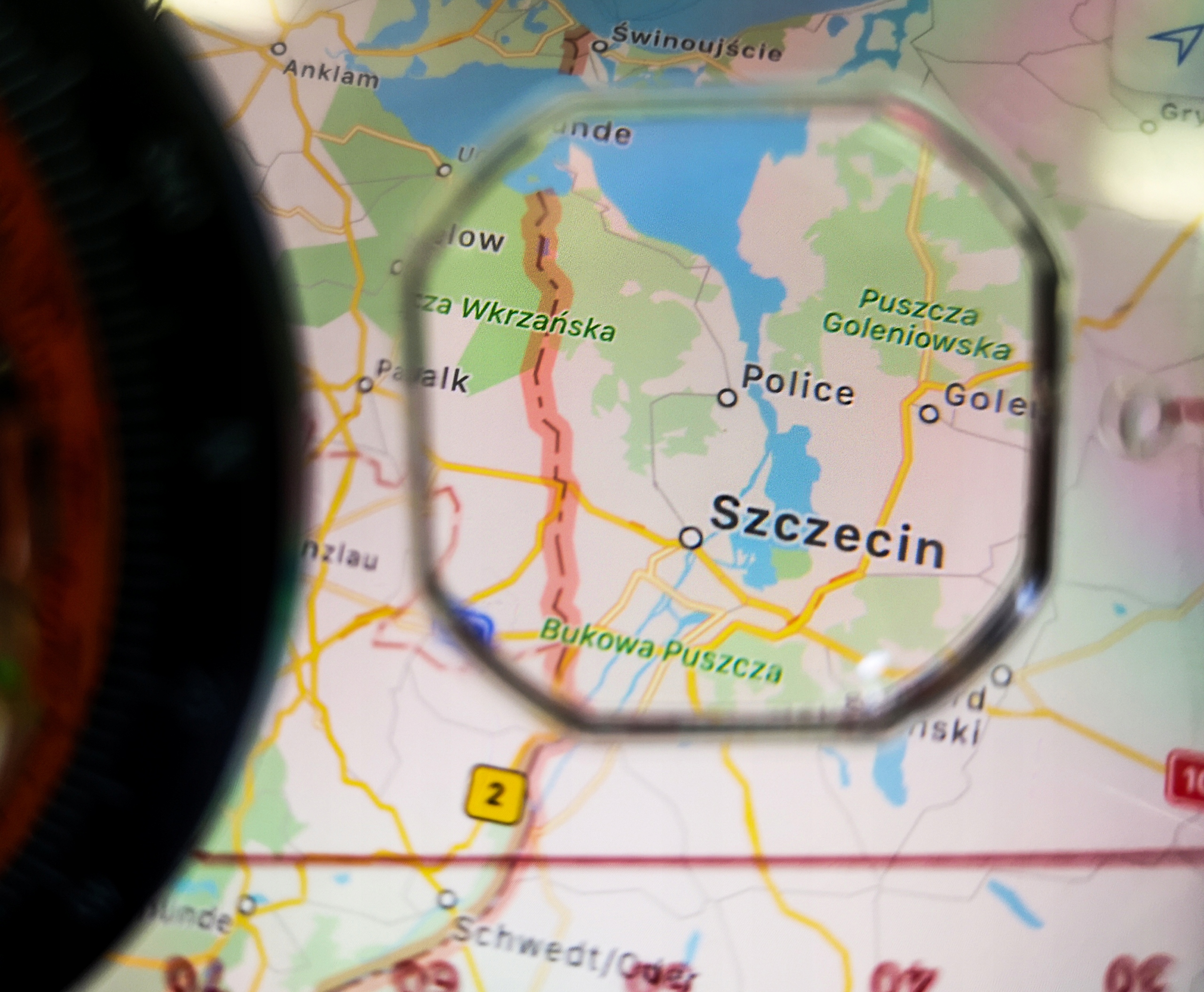 Kompas Mapowy Płytkowy Podziałka Mapnik Busola Stan opakowania oryginalne