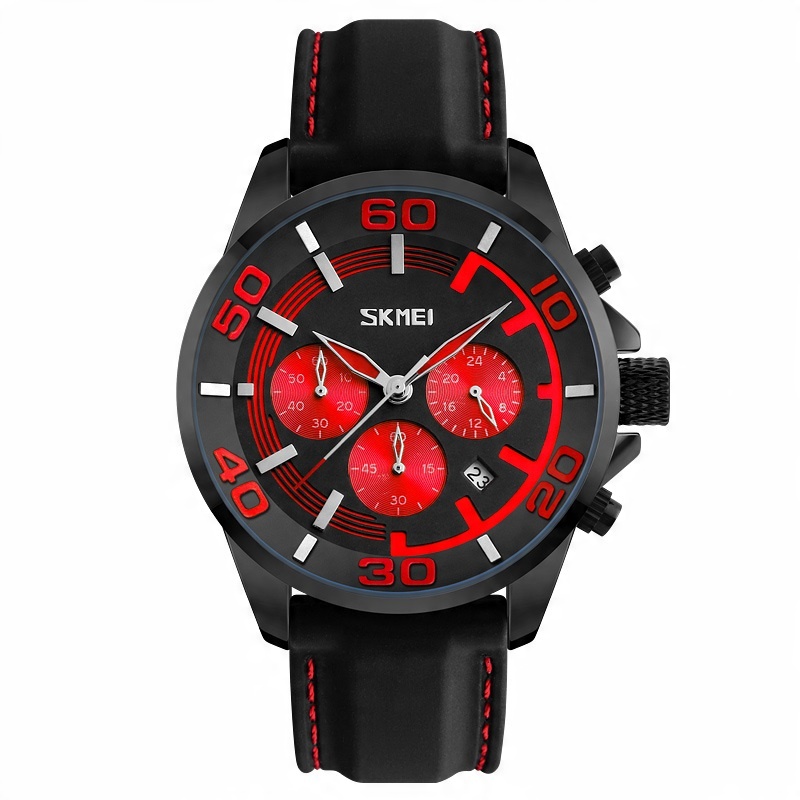 

Męski zegarek chrono datownik metalowa koperta