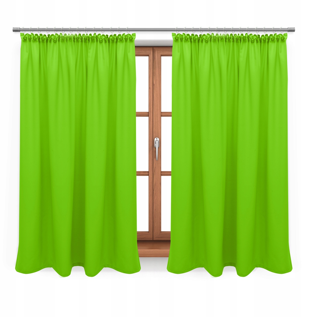 

Gotowa Zasłona Heaven Żabki Taśma 140x160 seledyn