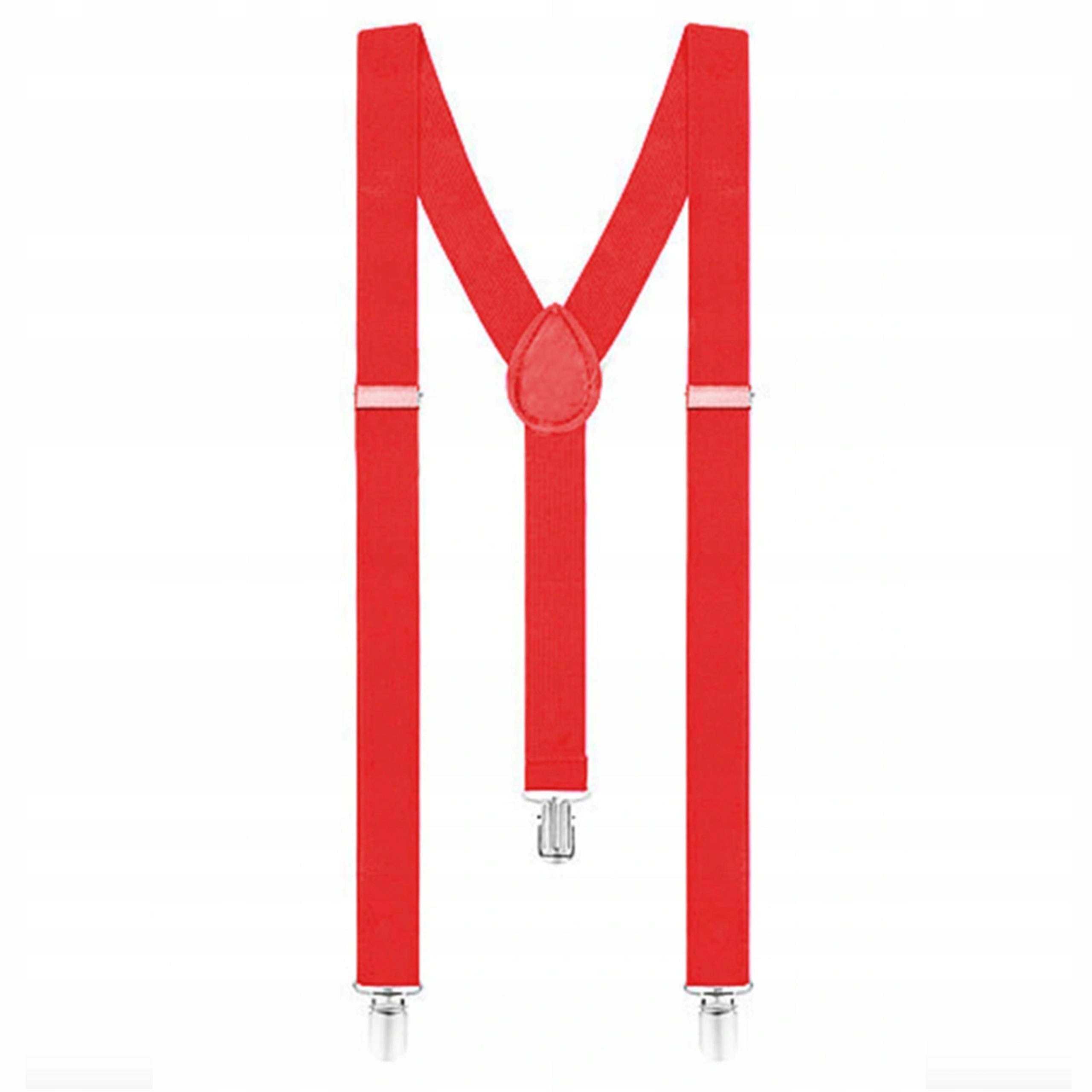 

Szelki Emo damskie męskie Unisex 1.5 cm Czerwony