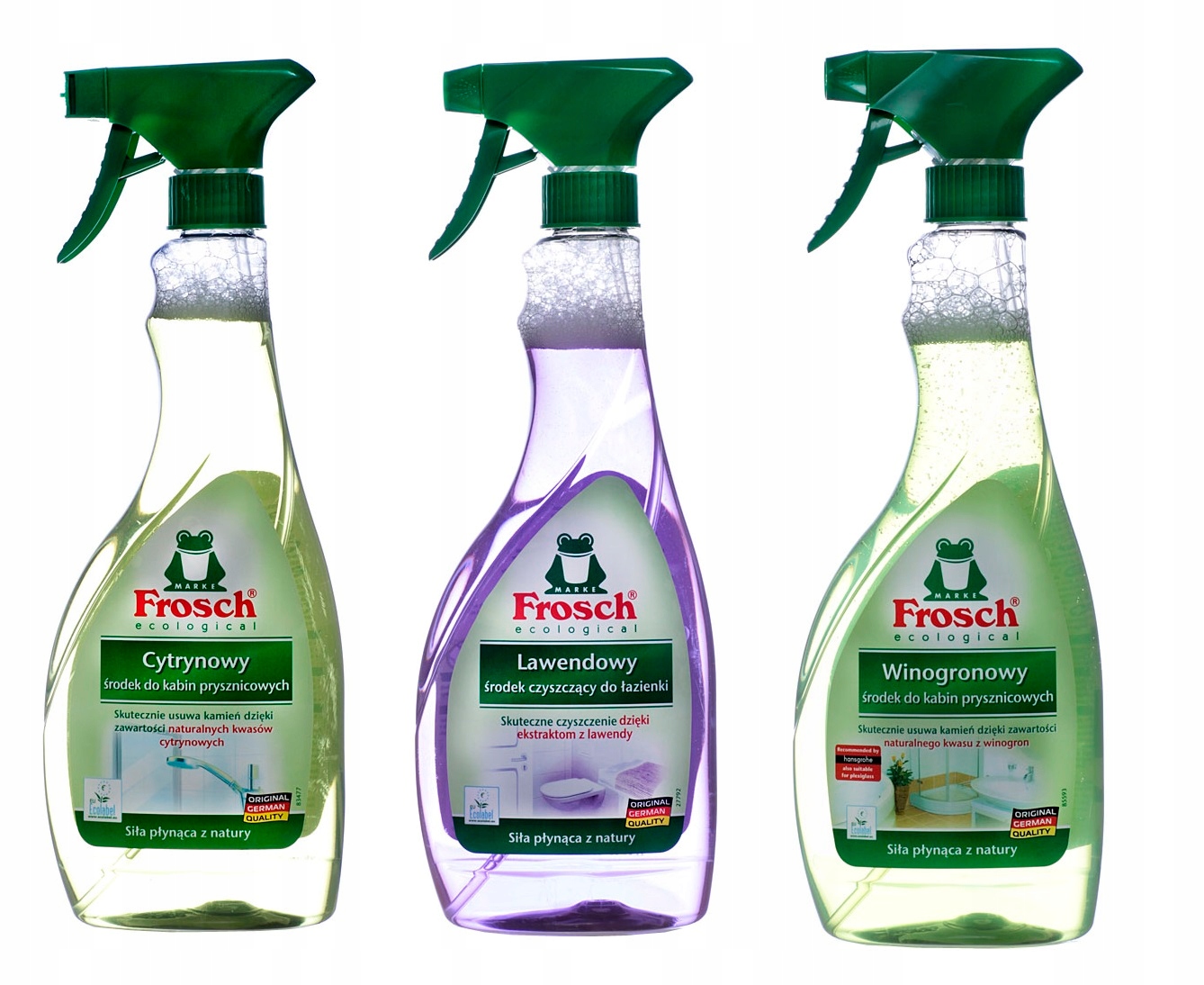 

Frosch Ekologiczny Zestaw Do Łazienki 3X Spray 500