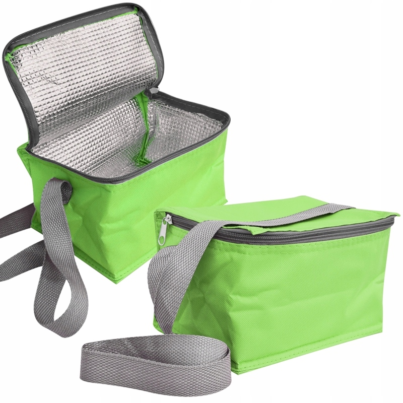 TORBA TERMICZNA TERMOIZOLACYJNA PLAŻOWA SKŁADANA ZIELONA 3L PROMIS TL35 Stan opakowania oryginalne