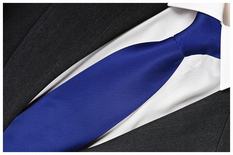 

Żakardowy Krawat Męski w Prążki Chabrowy RC42