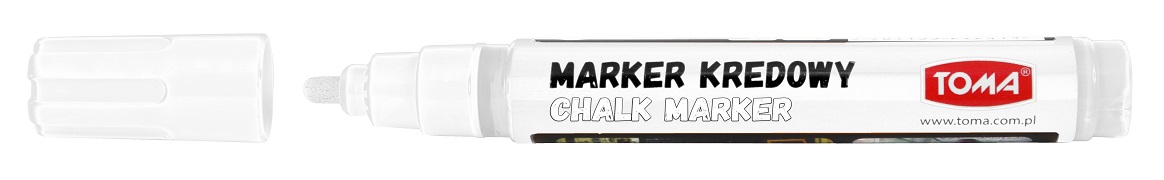 

Marker kredowy 4,5mm Toma TO-292 biały