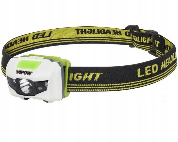 Latarkaczołowa Led Czołówka 150m 120lm lampa na głowę nagłowna Vipow