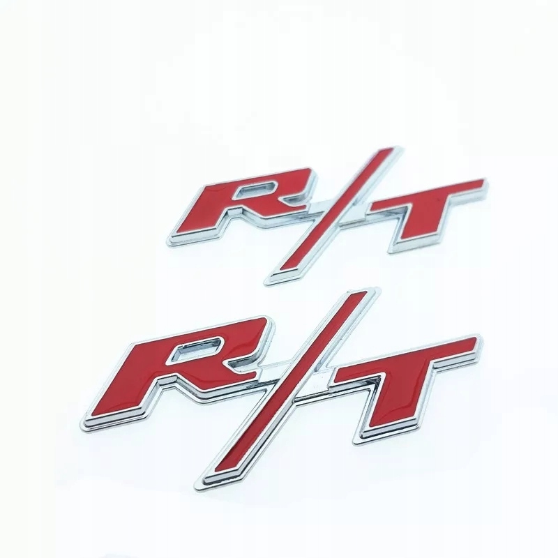 

Znaczek Napis Emblemat R/t metal Dodge Jeep Red