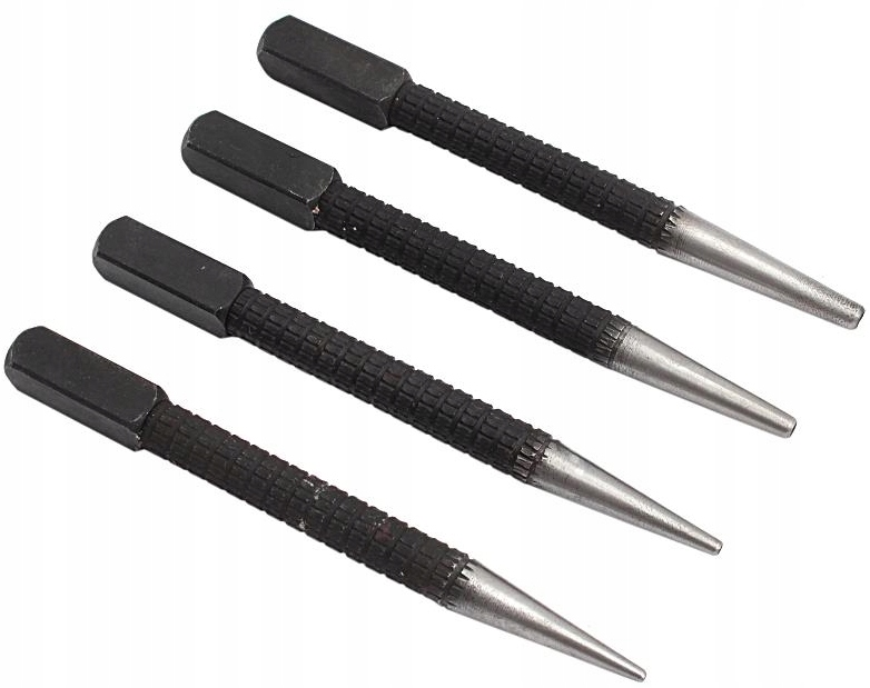 Dobijak Do Gwoździ 4 Sztuki 0,8, 1,6, 2,4, 3,2 MM