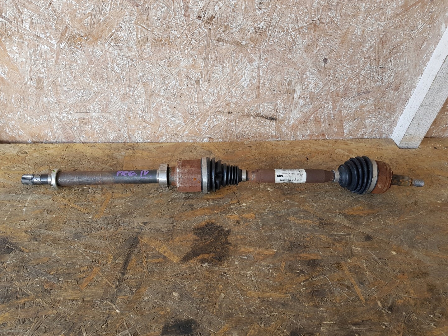 semi-axis right RENAULT MEGANE IV 1.3 TCE 391009996R
