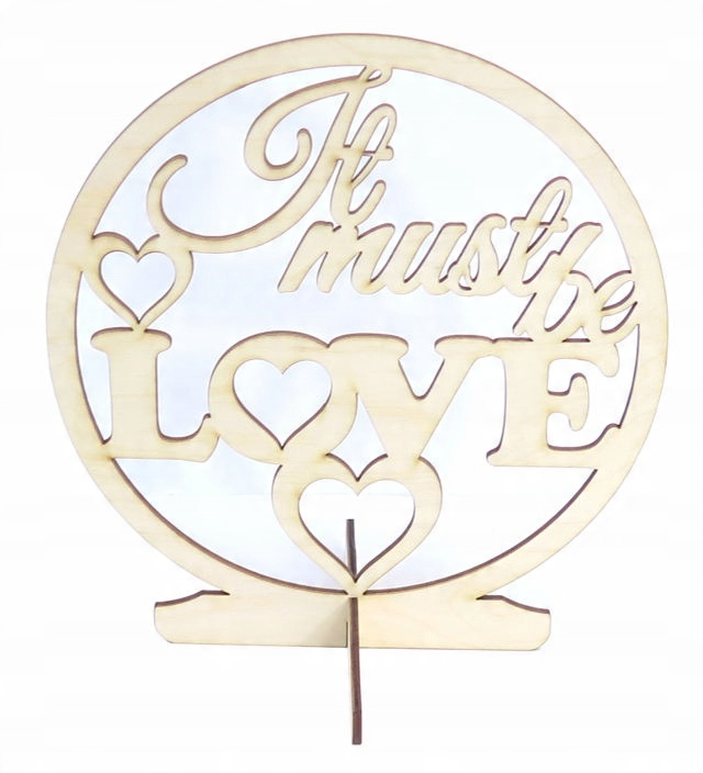 

Dekor Napis It must be Love Na Ślub Wesele DS78