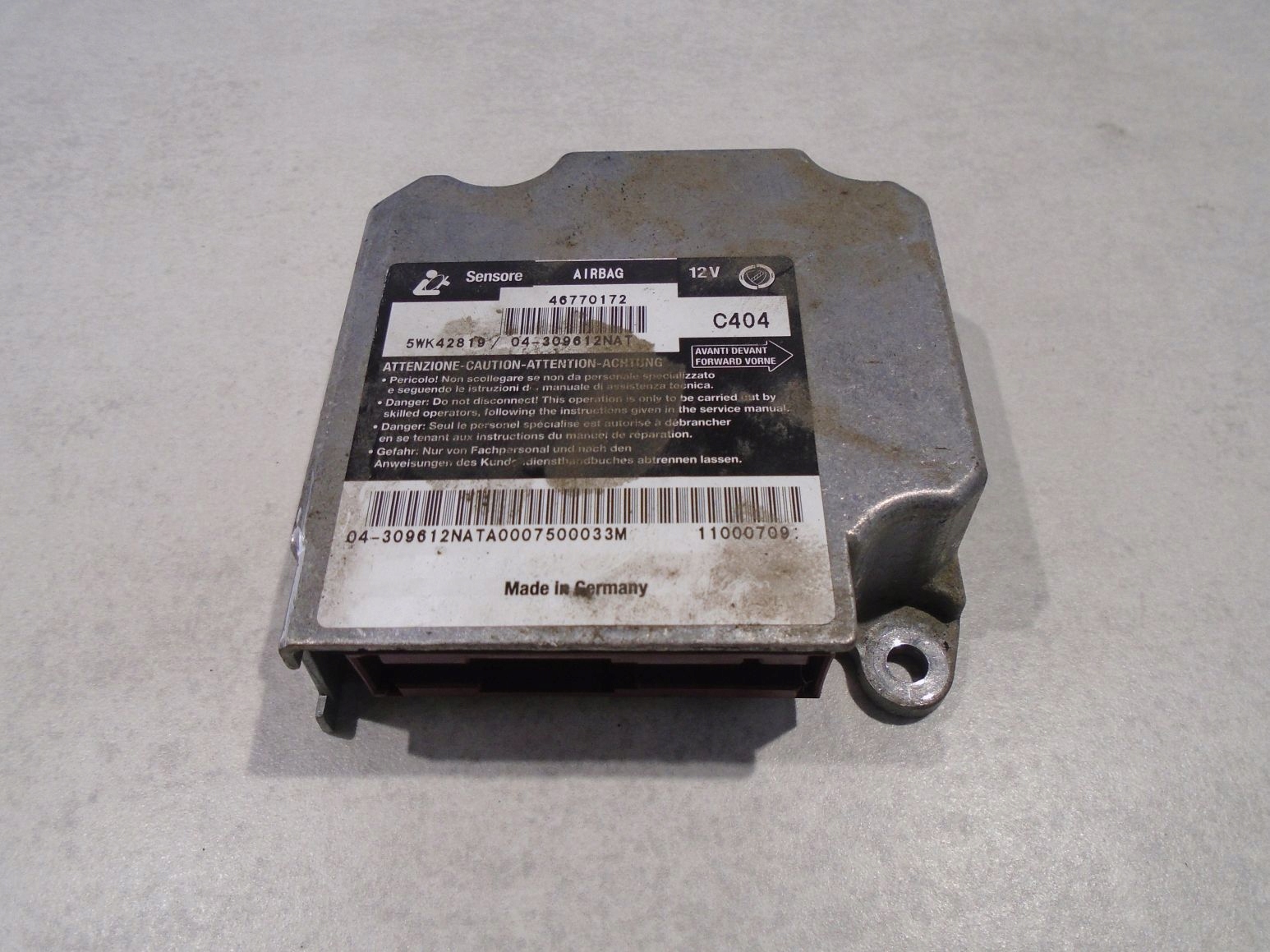 Блок airbag FIAT MAREA 1.9 46770172