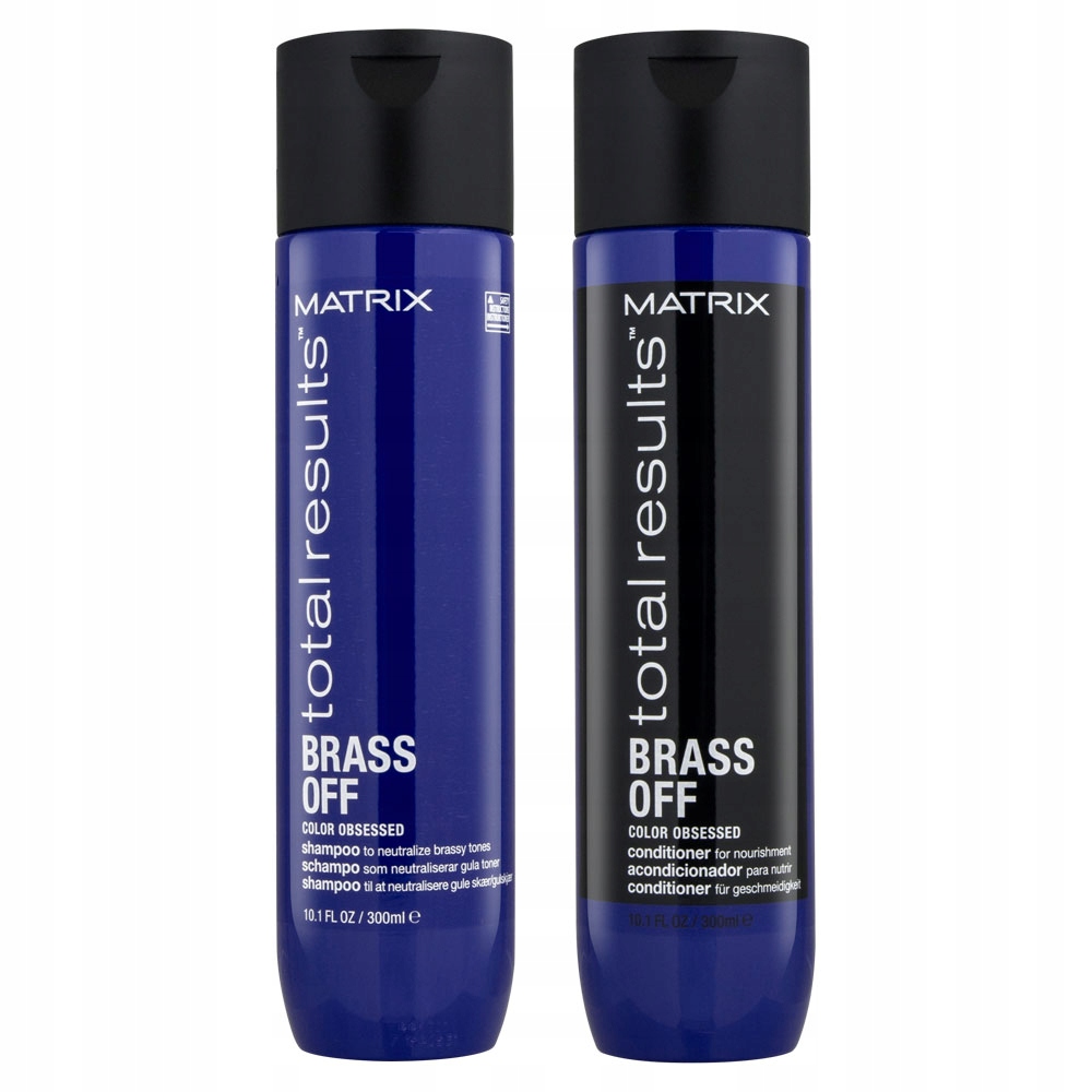 

Matrix Brass Off Szampon i Odżywka 300 rozjaśniane