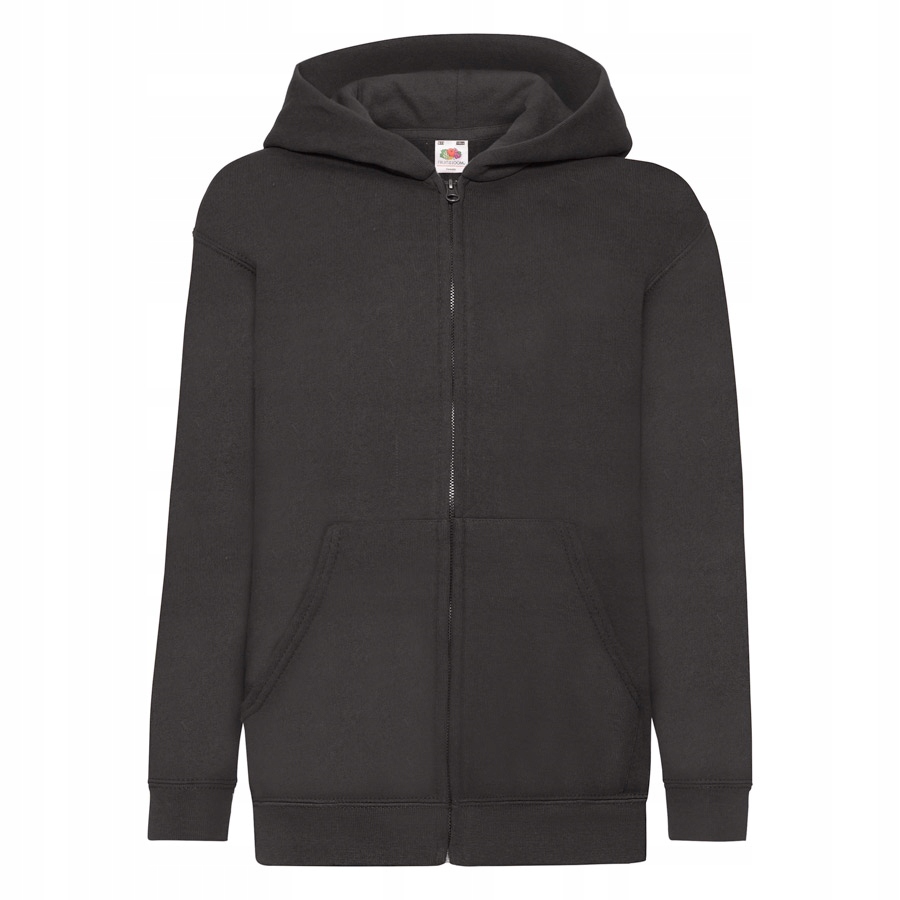 

Bluza dziecięca suwak Fruit Classic, czarny 152