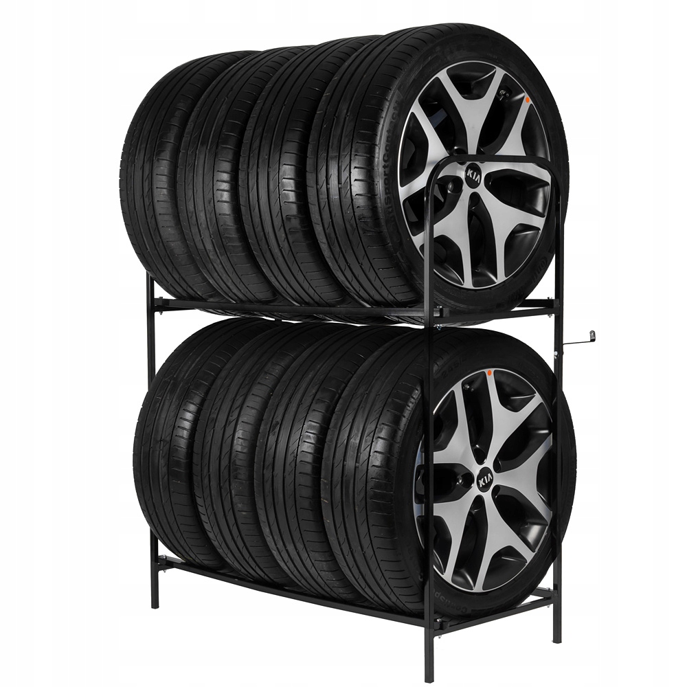 METALOWY STOJAK NA OPONY KOLA 8 OPON REGAL UNIWERS Producent code REGAL NA 8 OPON