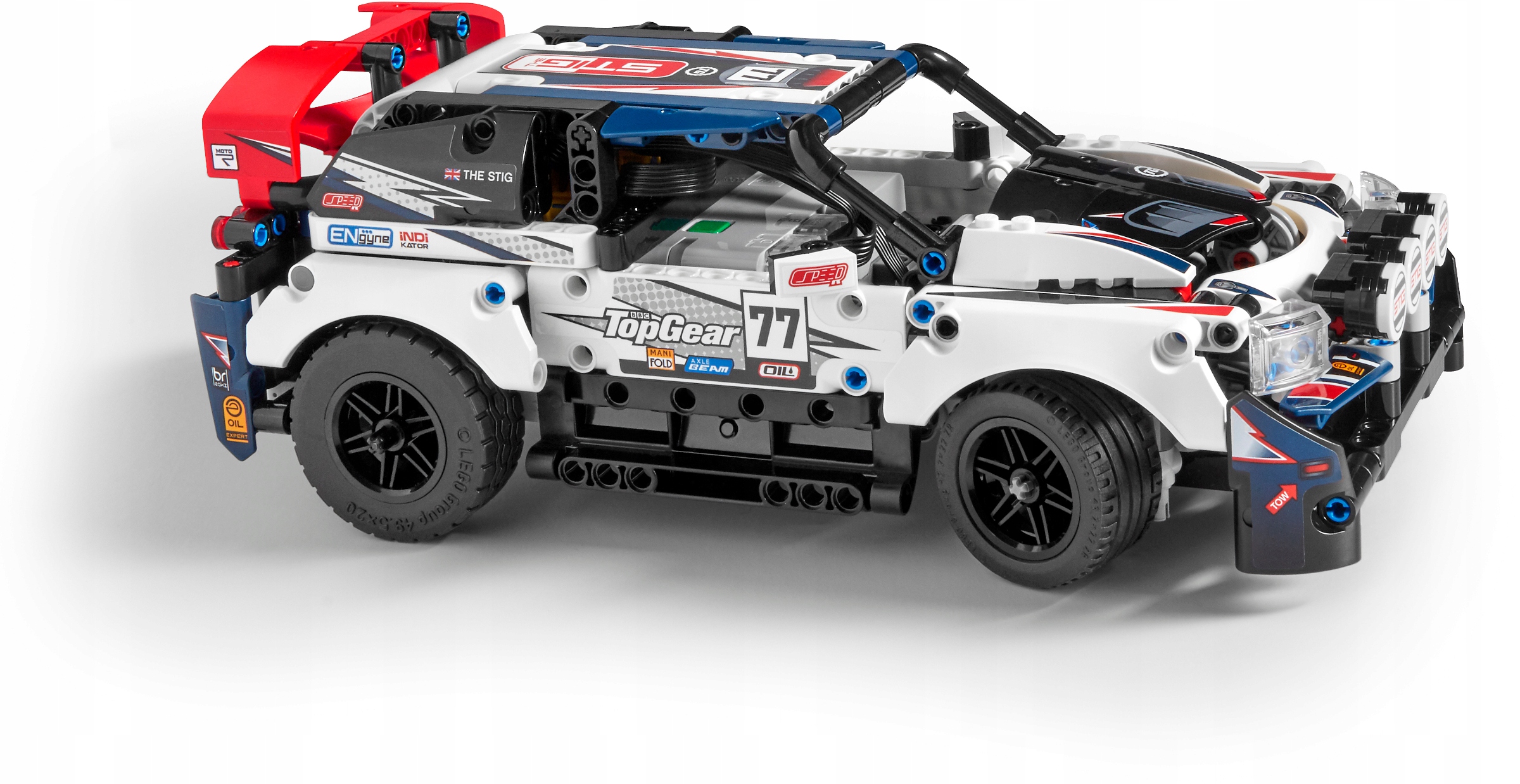 LEGO TECHNIC 42109 ZDALNIE STEROWANA RAJDÓWKA STIG Wiek dziecka 9 lat +