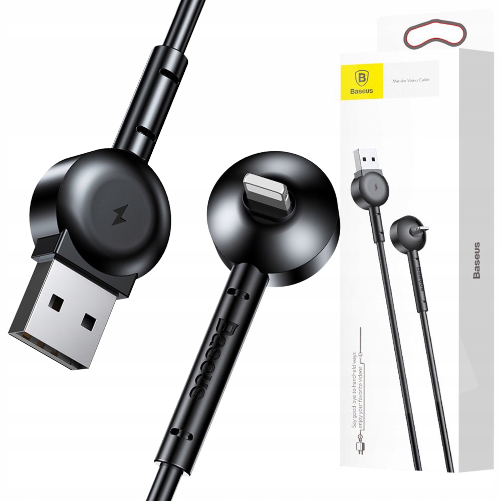

Kabel Z Podstawką Baseus Apple Lightning 1M 2.1A