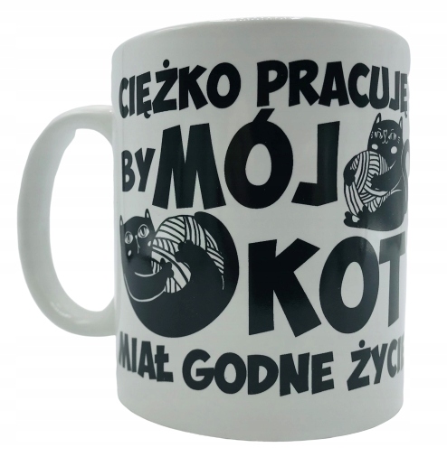 

Kubek Kochamy Zwierzaki prezent 18 20 30 40