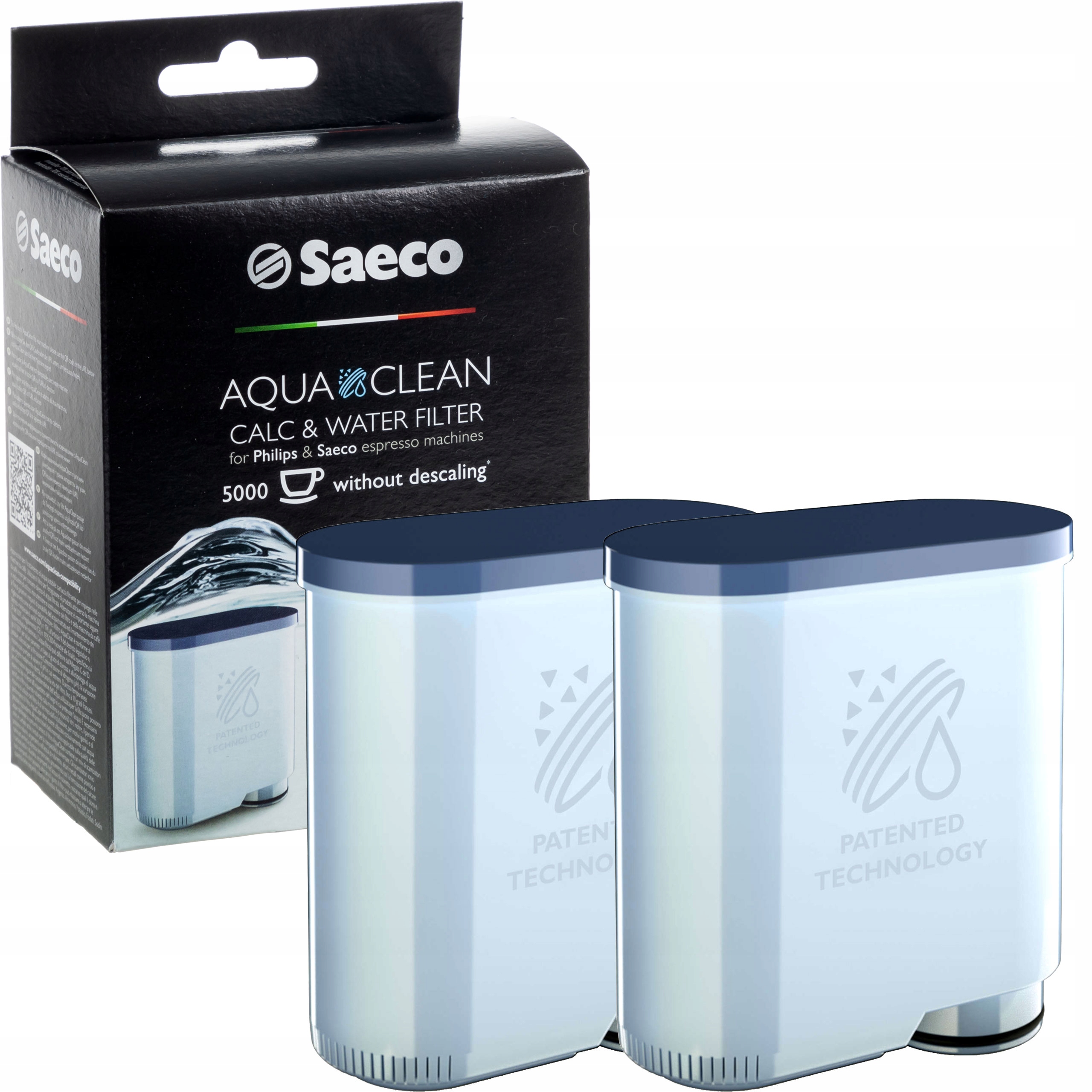 

2x Saeco Filtr Do Wody Ekspresów Aqua Clean CA6903