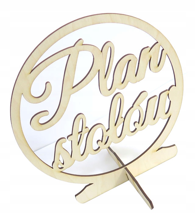 

Napis Dekor Na Stół Ślub Wesele Plan stołów SD88