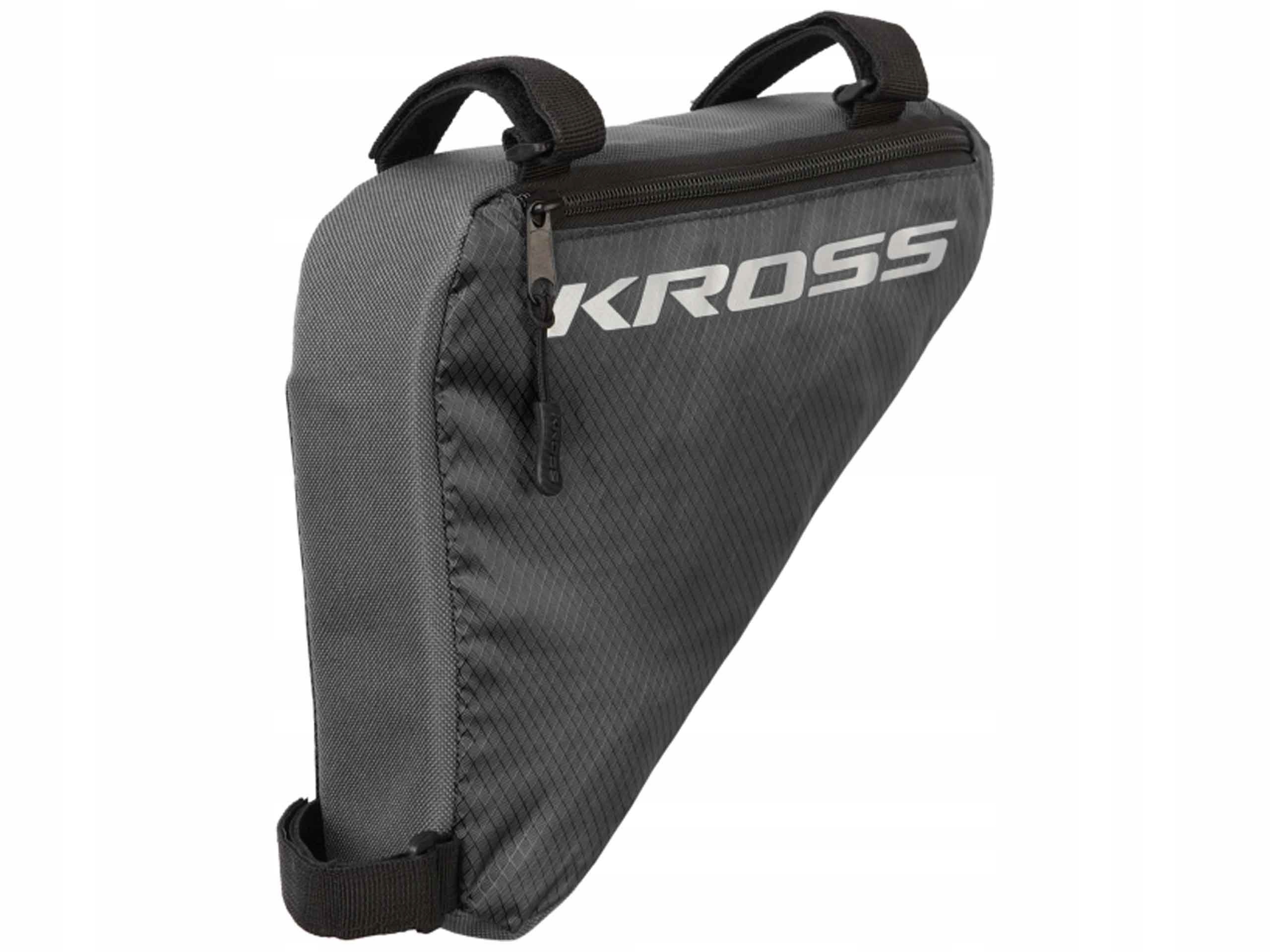 Torba na rower Kross Triangle Bag 1,8 l szara