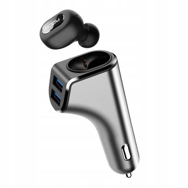 

Rock B400 Słuchawka Bluetooth Z Ładowarką 2xUSB