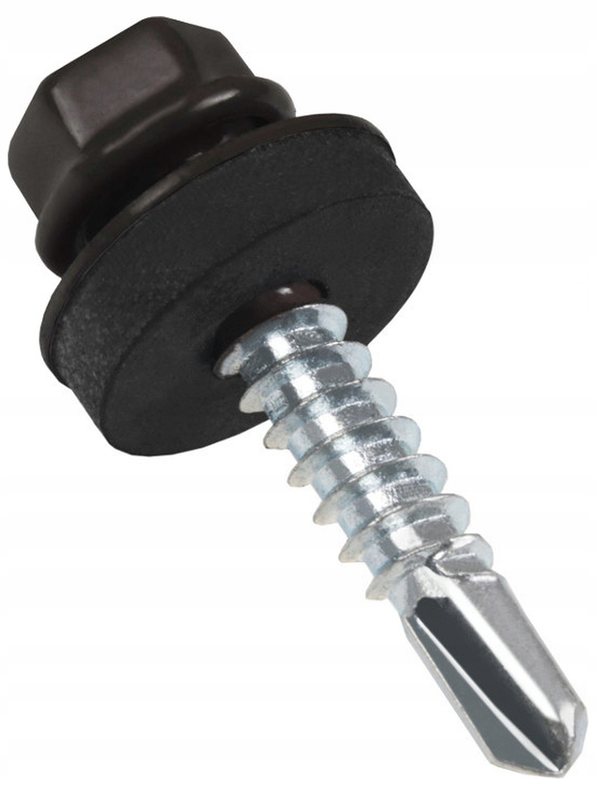 

Wkręty Farmerskie 250 szt Ral 8019 4,8 x 25 mm