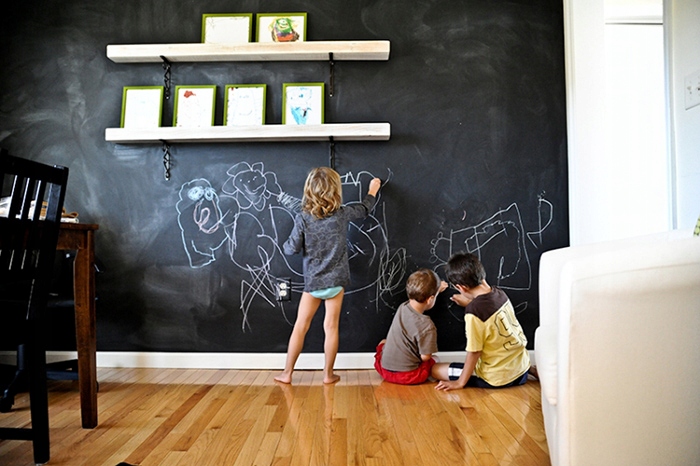 Duża Samoprzylepna Tablica Kredowa Tapeta Kreda XL Wiek dziecka 3 lata +